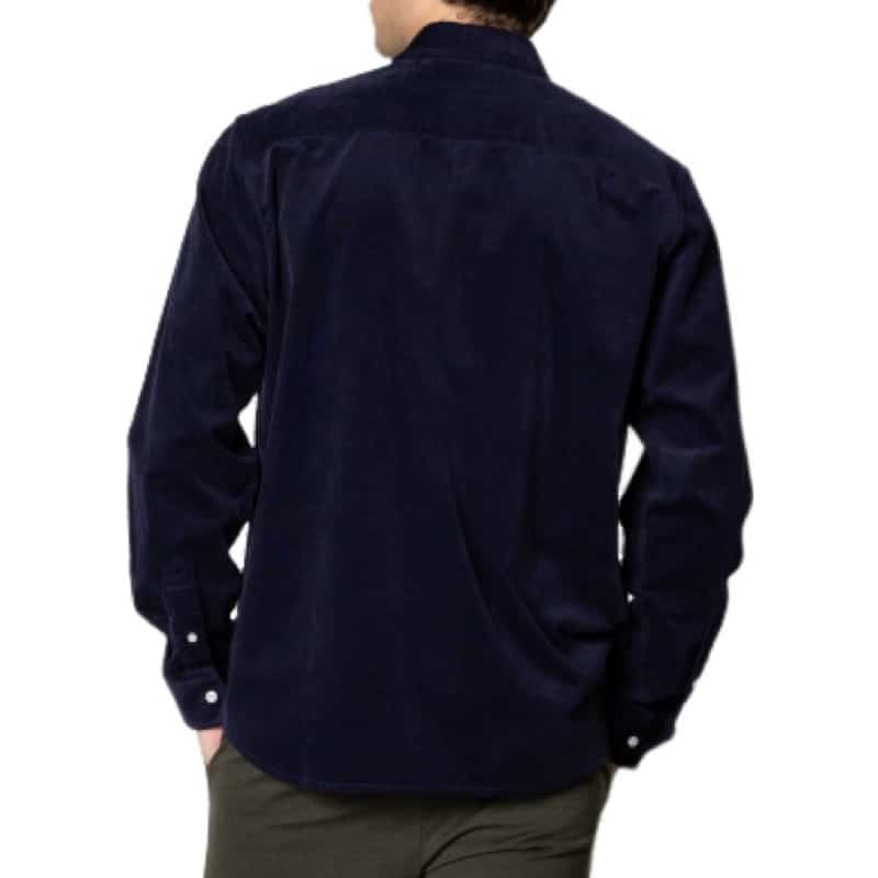 Clean Cut Cph I corduroy shirt I dark navy - Afbeelding 5