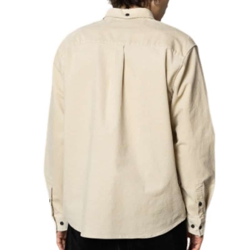 Clean Cut Cph I chase corduroy shirt I ecru - Afbeelding 3