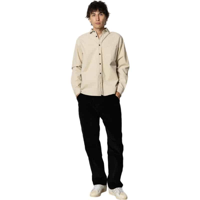 Clean Cut Cph I chase corduroy shirt I ecru - Afbeelding 4