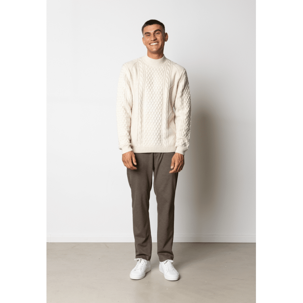 Clean Cut Cph I morgan wool knit I ecru - Afbeelding 4