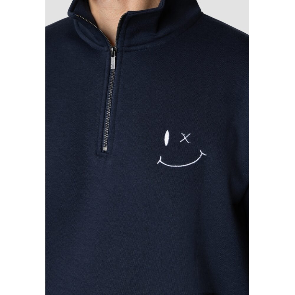 Clean cut Cph I half zip sweater I navy - Afbeelding 4