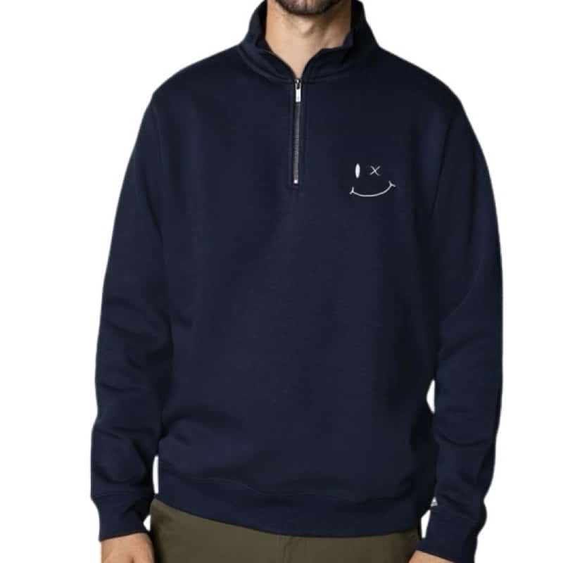Clean cut Cph I half zip sweater I navy