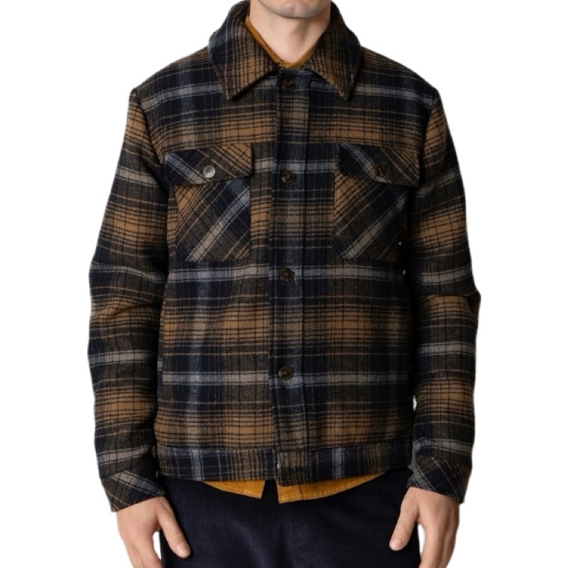 Clean cut Cph I Luke check jacket I dark navy