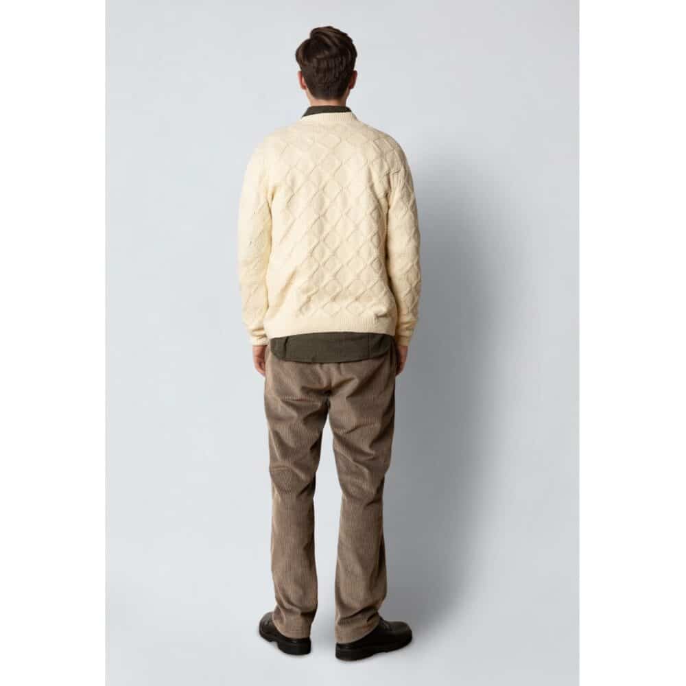 Alternative view of Clean cut Cph I cable knit I ecru