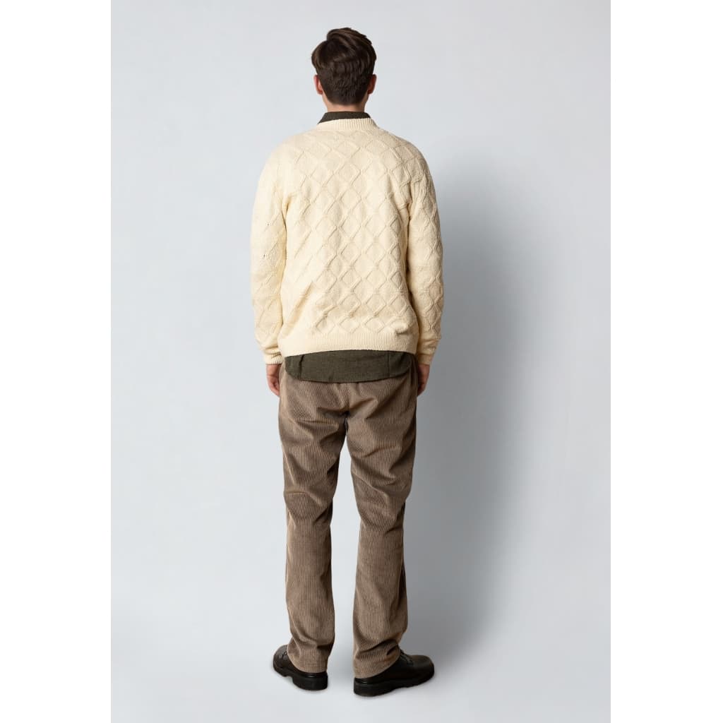 Clean cut Cph I cable knit I ecru - Afbeelding 2