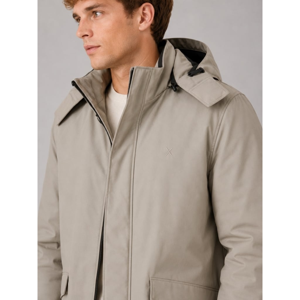 Clean cut Cph I parka coat I brindle beige - Afbeelding 5