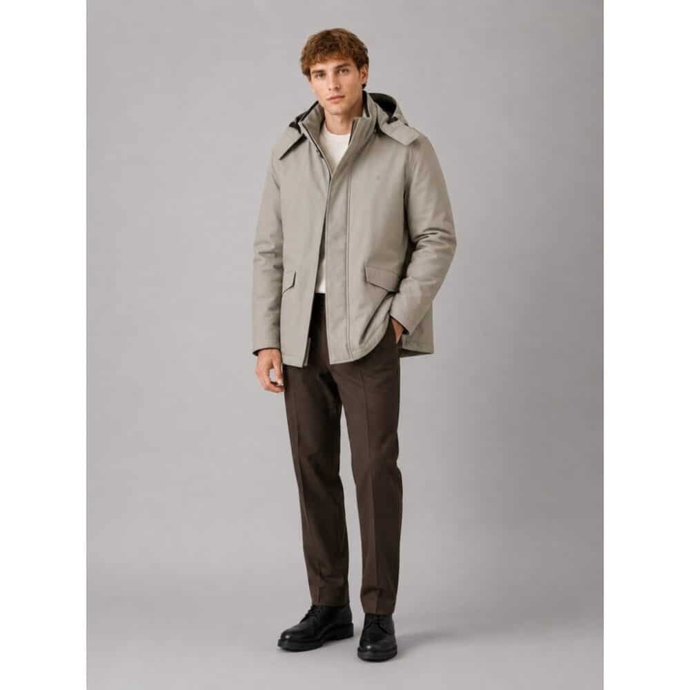 Clean cut Cph I parka coat I brindle beige - Afbeelding 4
