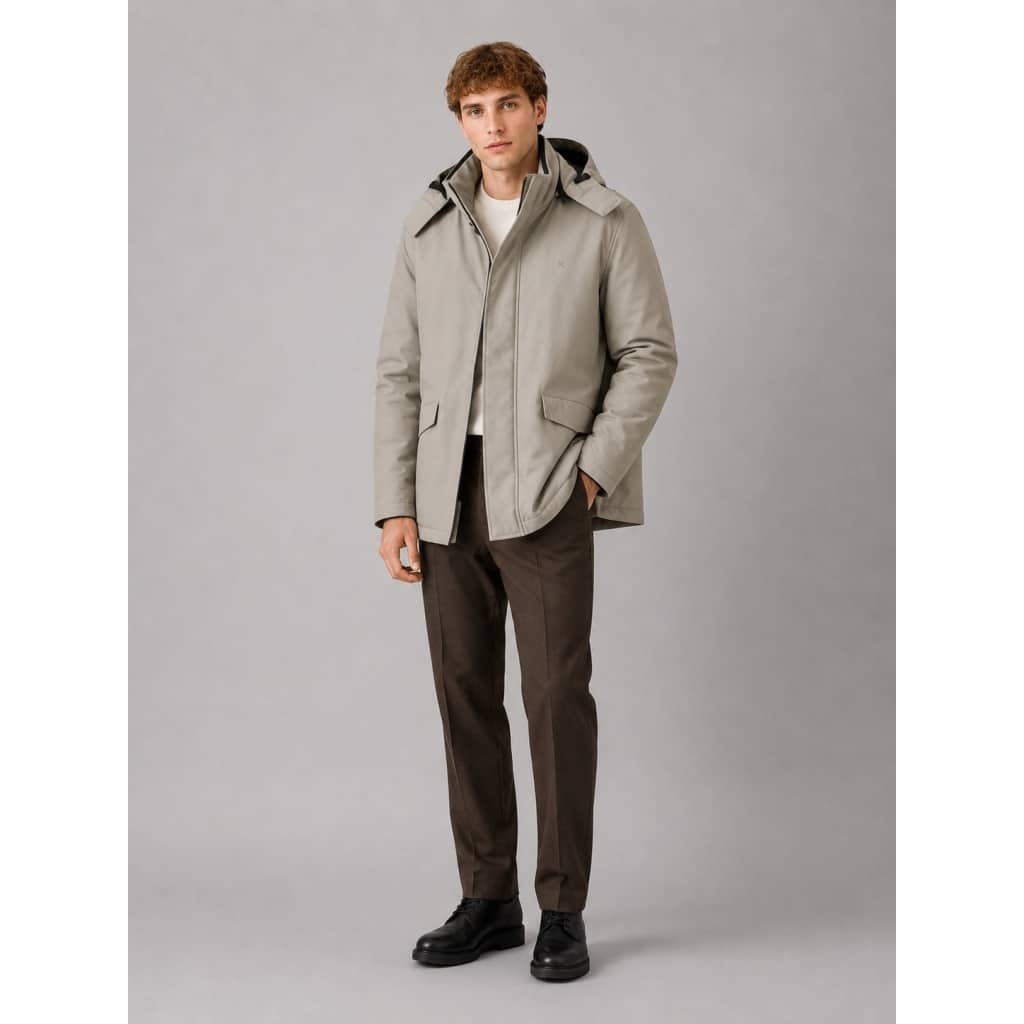 Clean cut Cph I parka coat I brindle beige - Afbeelding 4