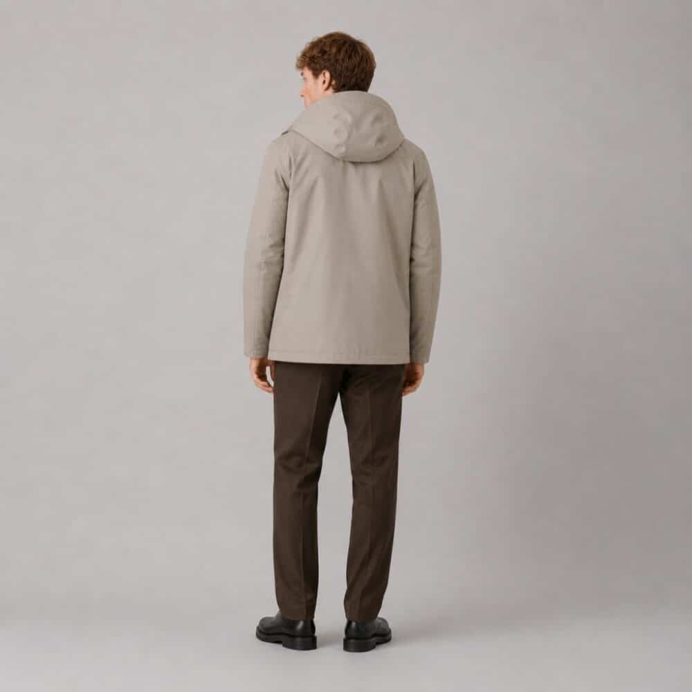 Clean cut Cph I parka coat I brindle beige - Afbeelding 3