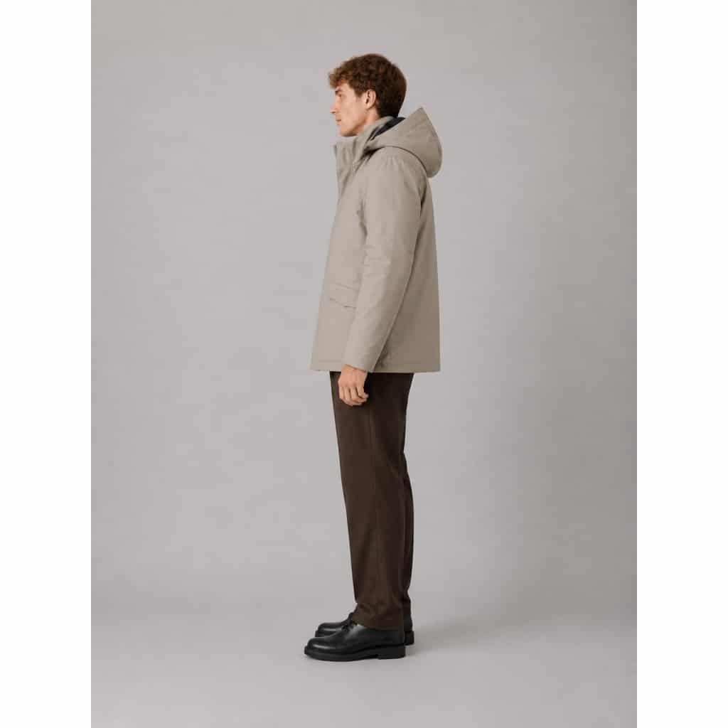 Clean cut Cph I parka coat I brindle beige - Afbeelding 2