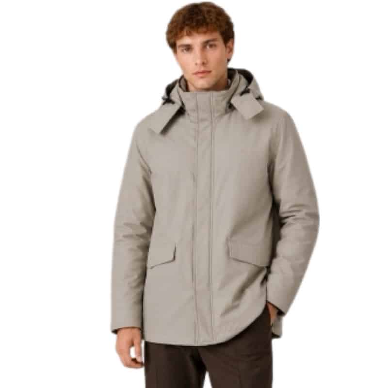 Clean cut Cph I parka coat I brindle beige