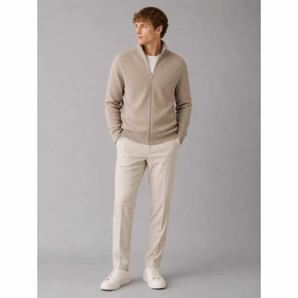 Clean cut Cph I cardigan I brindle beige - Afbeelding 5