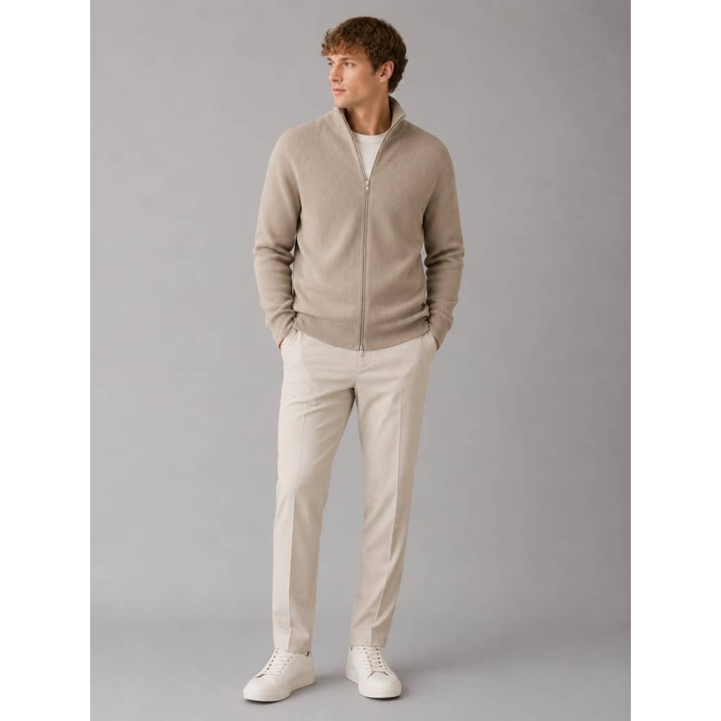 Clean cut Cph I cardigan I brindle beige - Afbeelding 5