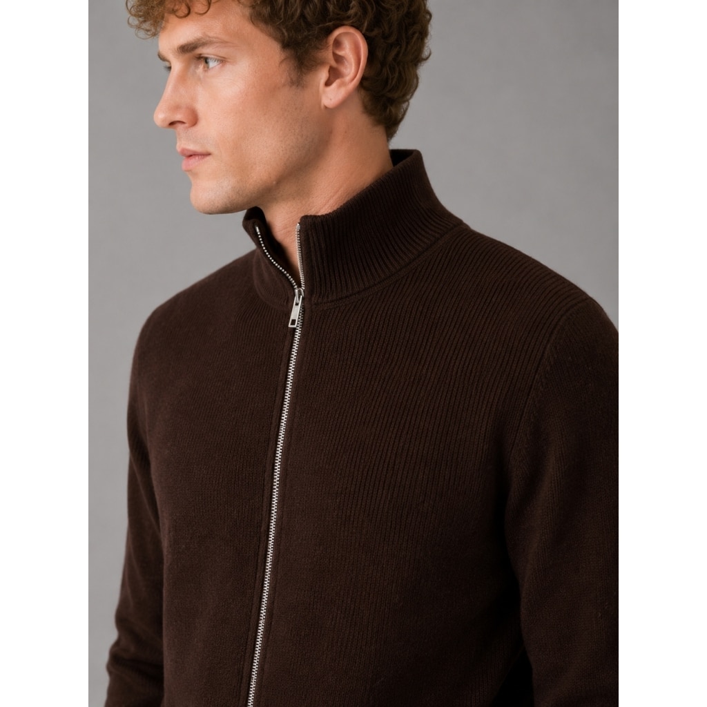 Clean cut Cph I cardigan I dark brown - Afbeelding 4