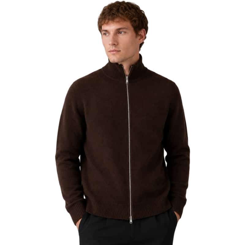 Clean cut Cph I cardigan I dark brown