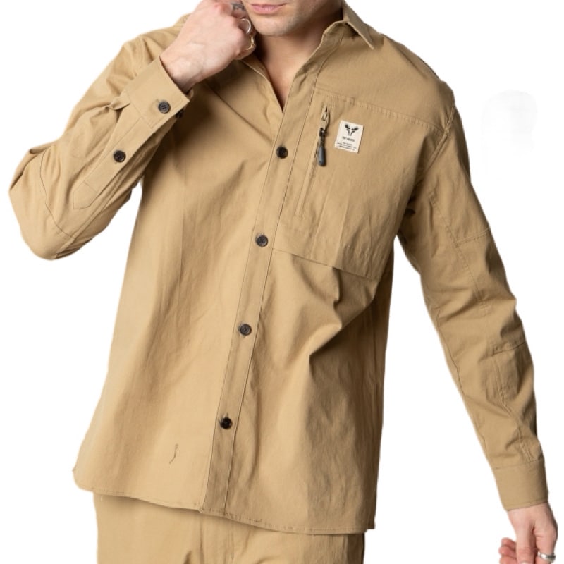 Fat Moose I ww  shirt I khaki