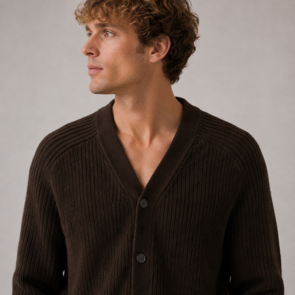 Clean cut Cph I cardigan I dark brown - Afbeelding 5
