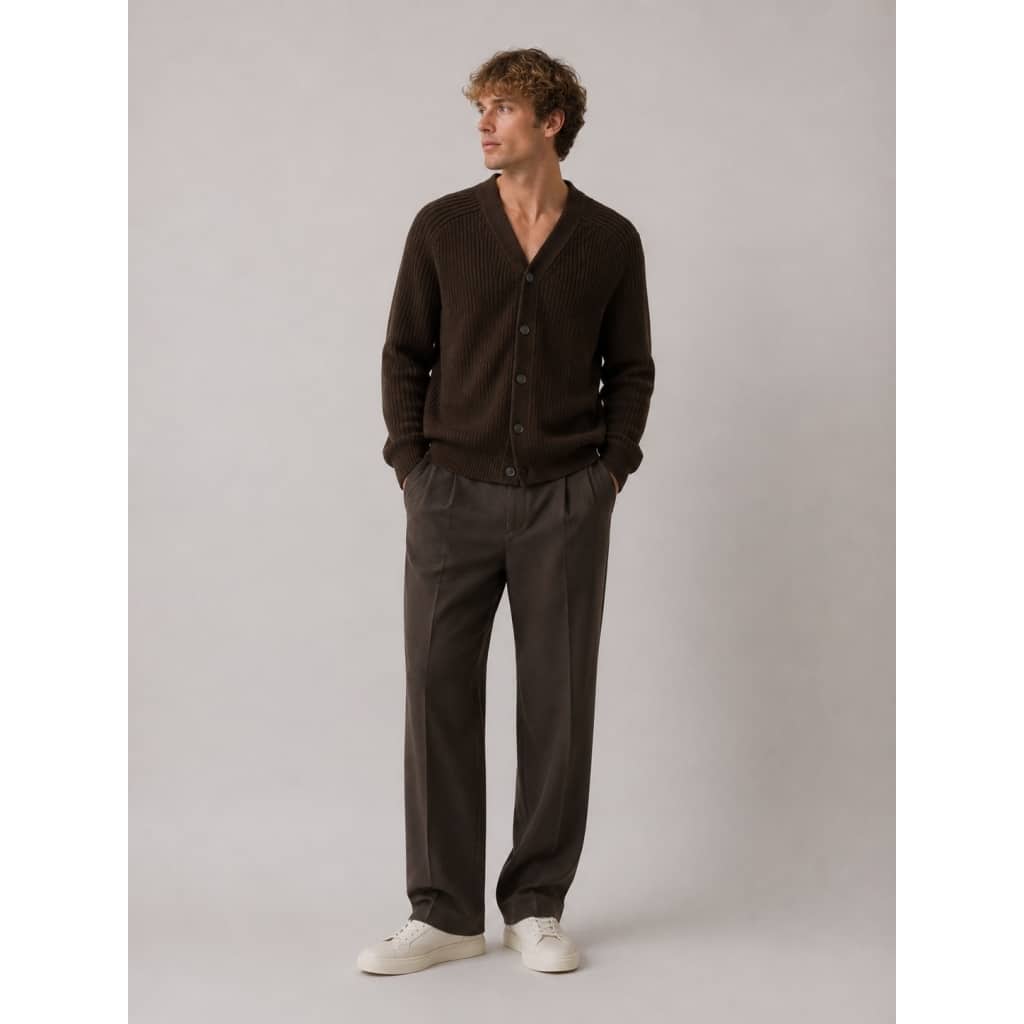 Clean cut Cph I cardigan I dark brown - Afbeelding 4
