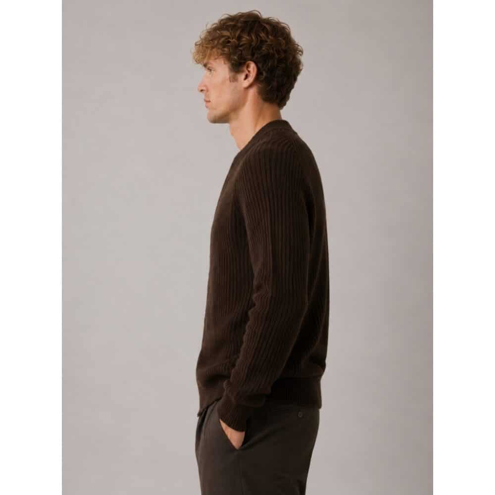 Clean cut Cph I cardigan I dark brown - Afbeelding 3