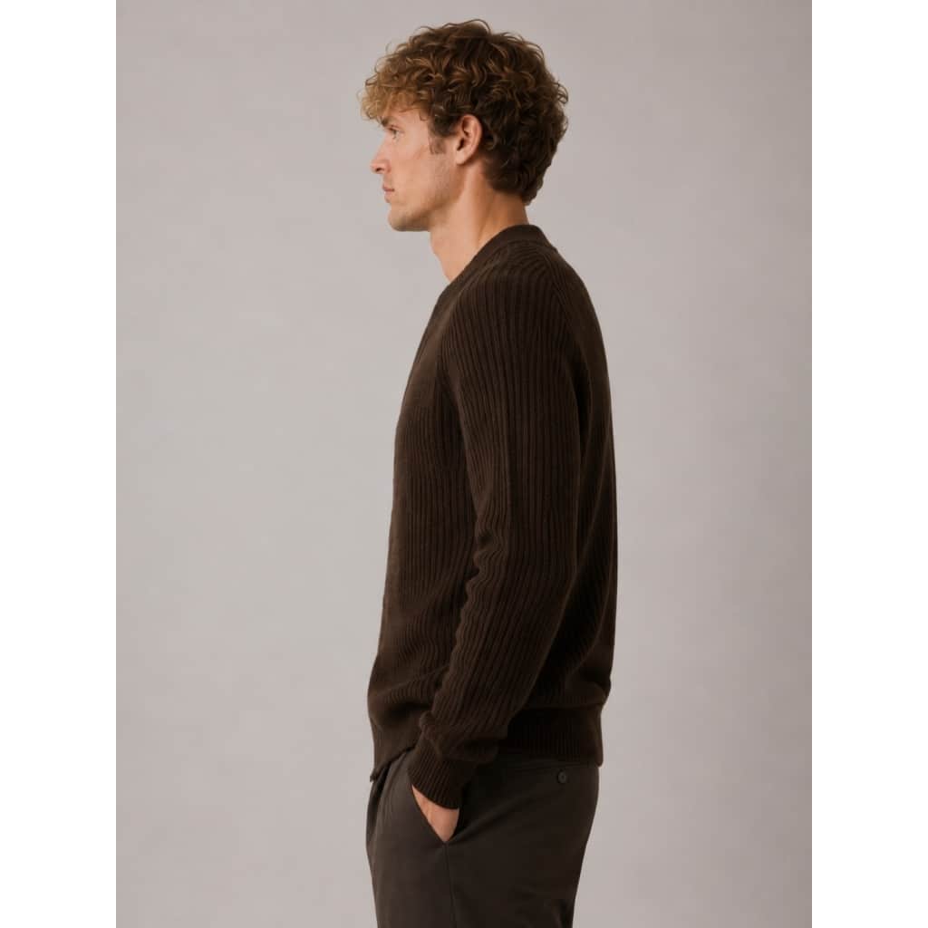 Clean cut Cph I cardigan I dark brown - Afbeelding 3