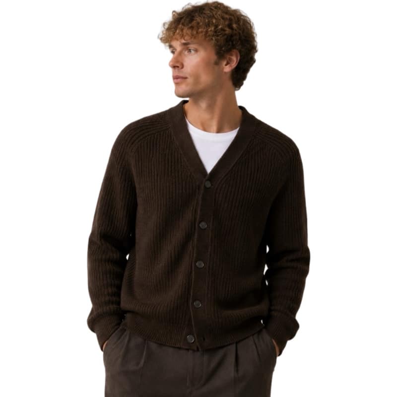 Clean cut Cph I cardigan I dark brown