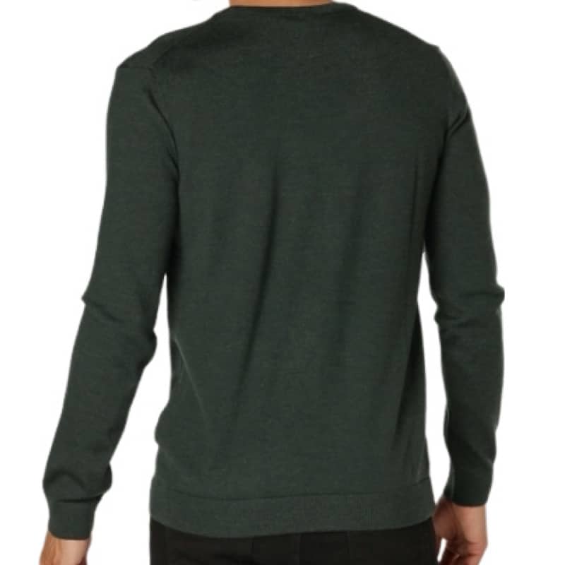 Clean cut Cph I merino wool crewneck I bottle green - Afbeelding 4