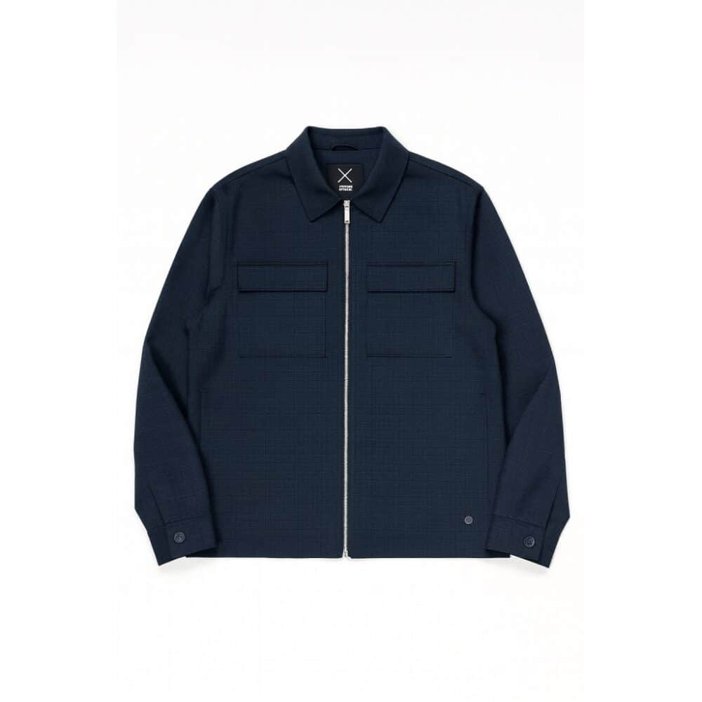 Alternative view of Clean cut Cph I Sigurd overshirt I navy