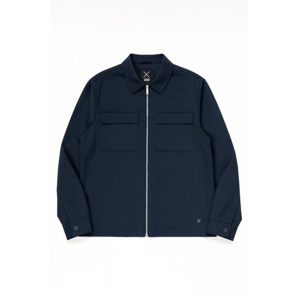 Clean cut Cph I Sigurd overshirt I navy - Afbeelding 2