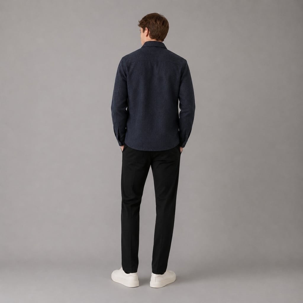 Clean cut Cph I Sigurd overshirt I navy - Afbeelding 4