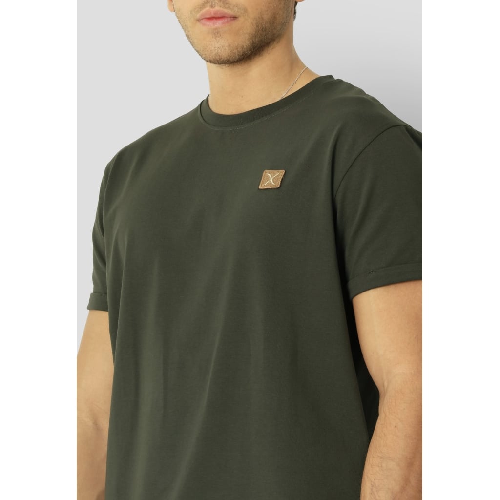 Clean Cut Cph | Basic Organic Tee | Bottle green - Afbeelding 4