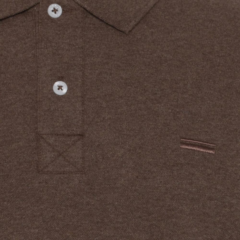 Signal I longsleeve polo I chocolat green - Afbeelding 5