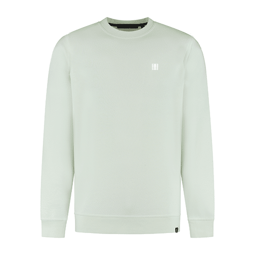 Vänner I liquid sweater I aqua glass