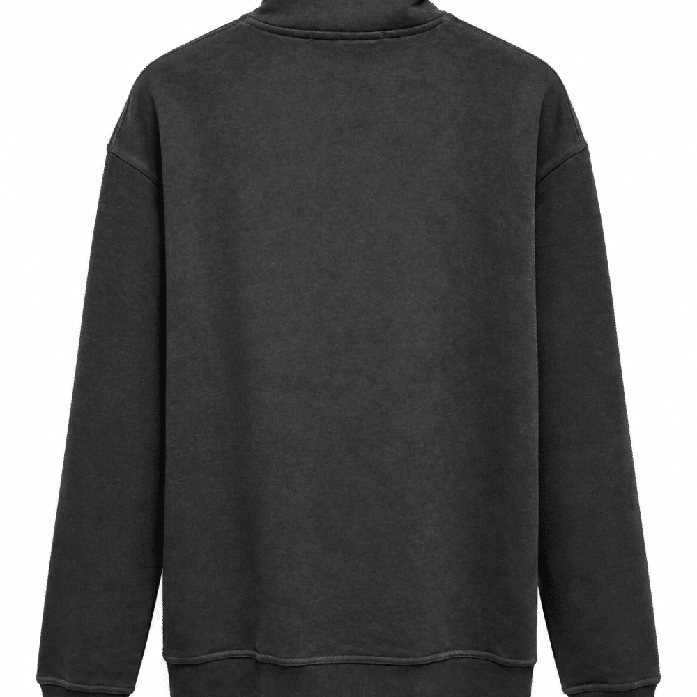Alternative view of Vänner I half zip sweater I  black