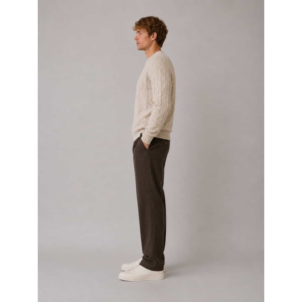 Clean Cut Cph I cable knit I ecru melange - Afbeelding 3