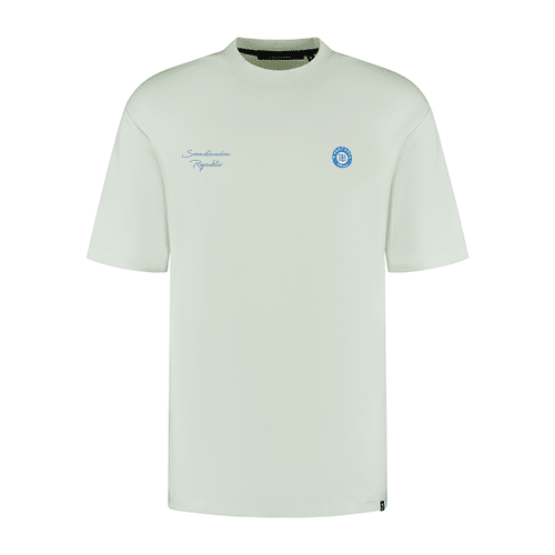 Vänner I venture tee I aqua glas