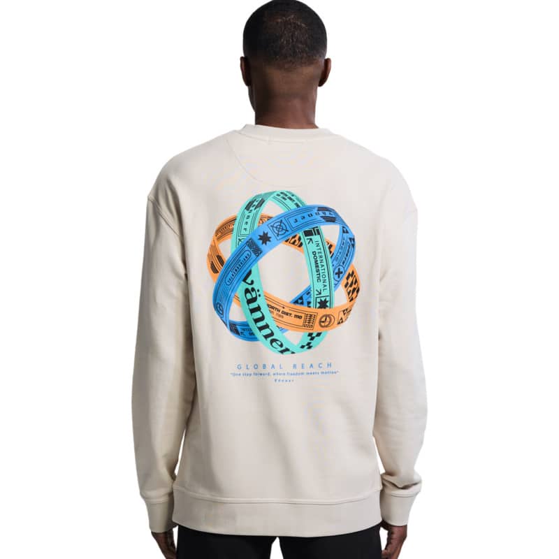 Vänner I global sweater I ecru