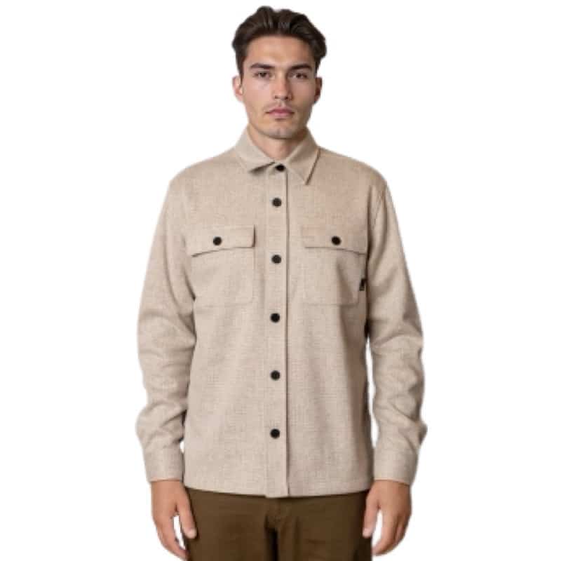 Clean cut Cph I overshirt I  beige melange