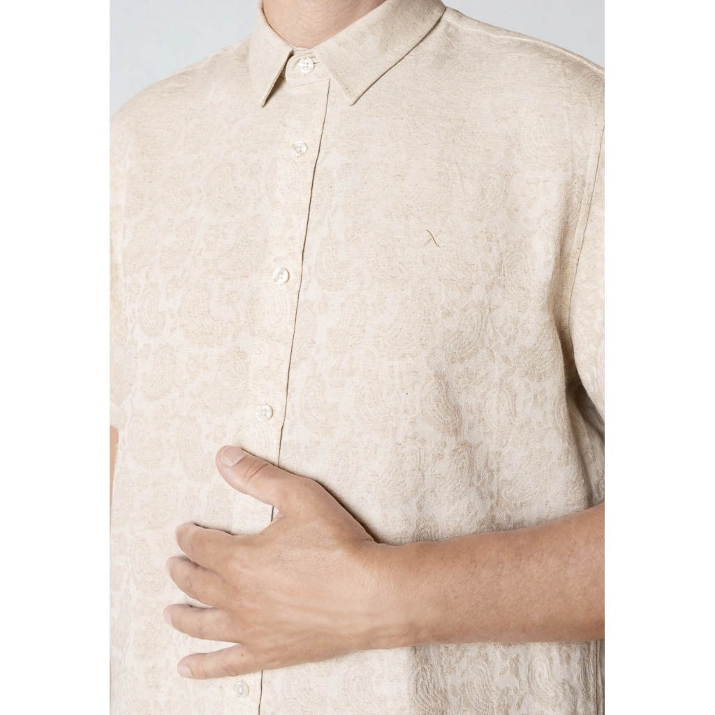 Clean Cut Cph | shortsleeve shirt | ecru - Afbeelding 3