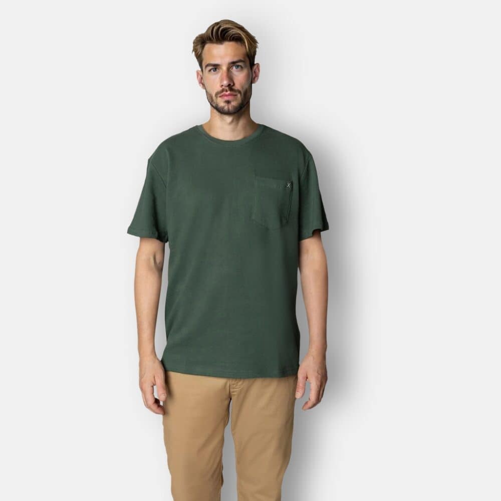 Clean cut Cph I structure tee I green - Afbeelding 5