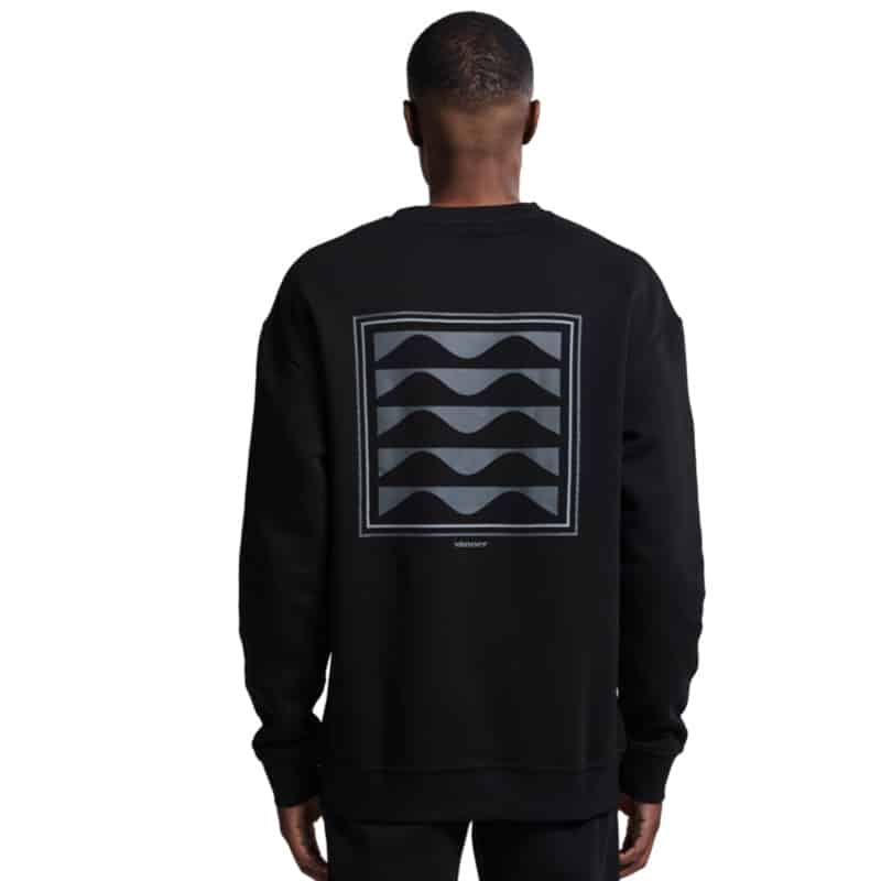 Vänner I  monogram sweater I  black