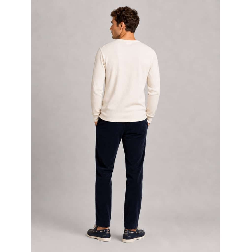 Clean cut Cph I grand dad ls tee I ecru melange - Afbeelding 2