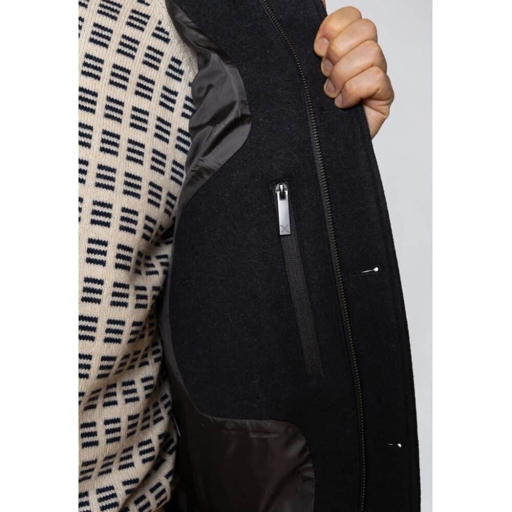 Alternative view of Clean cut Cph I luke wool jacket I navy