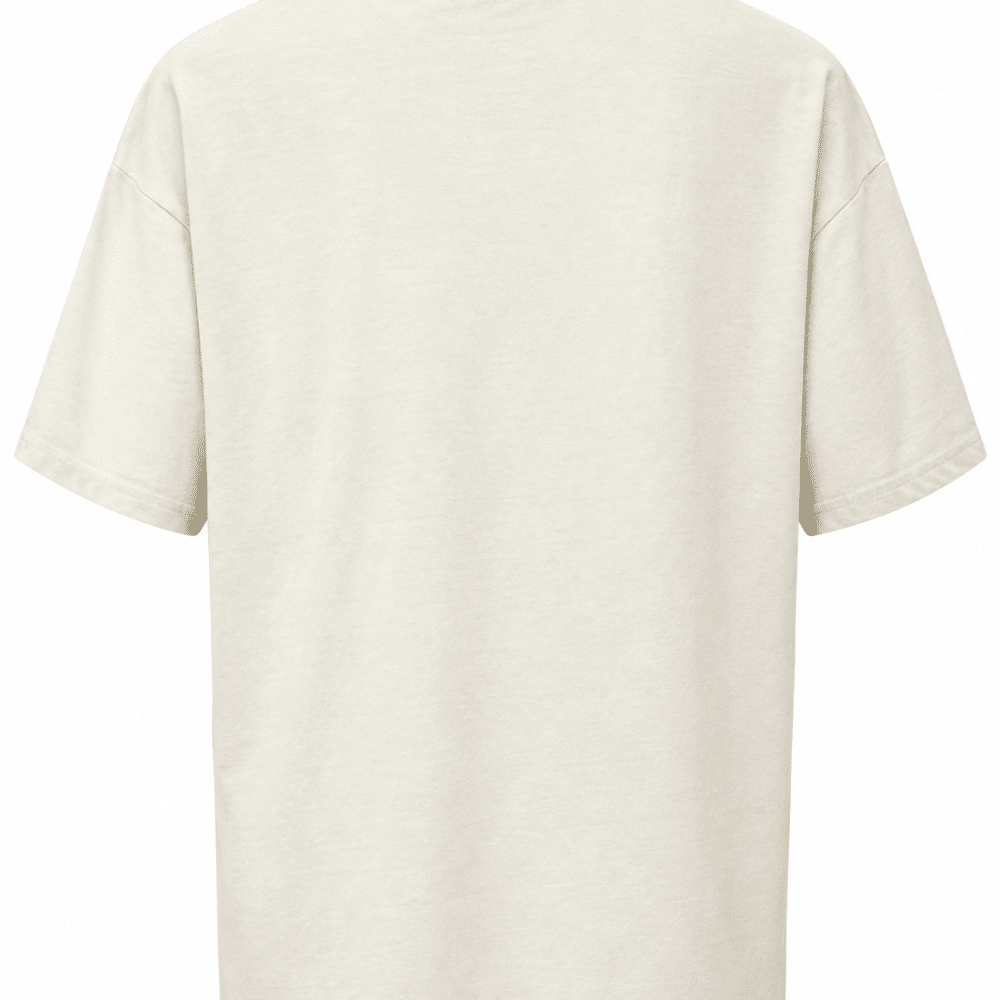 Alternative view of Vänner I new basic tee I ecru