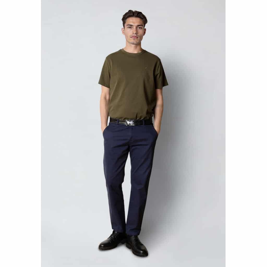 Clean cut Cph I new basic tee I army - Afbeelding 5