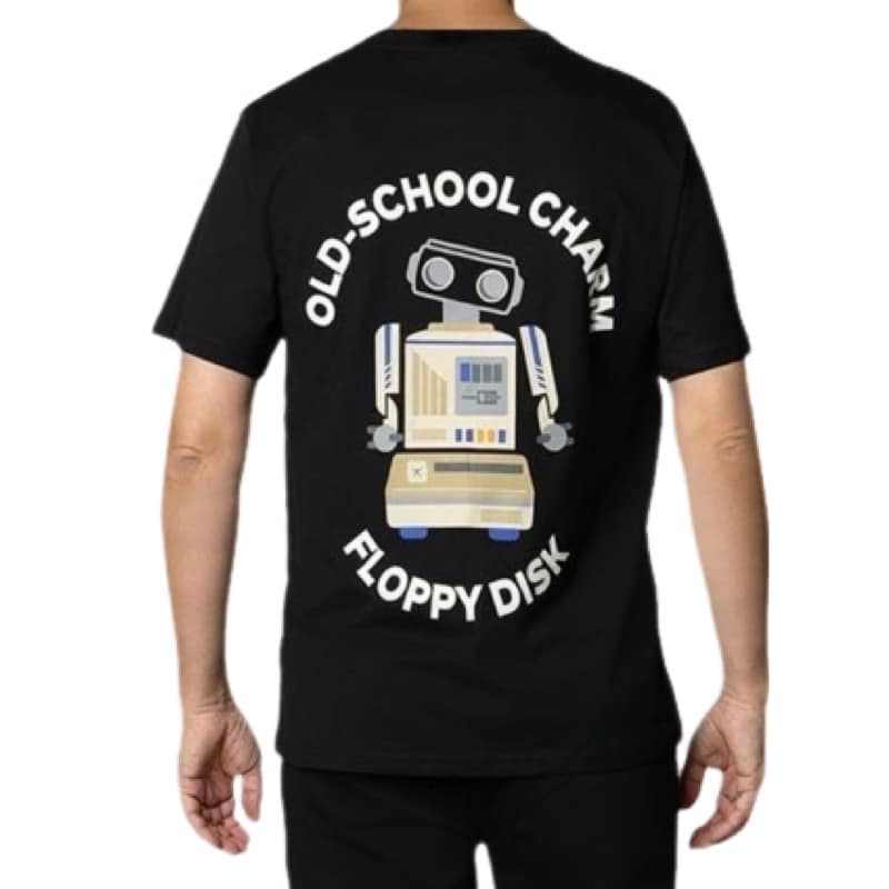 Clean cut Cph I floppy disk I black