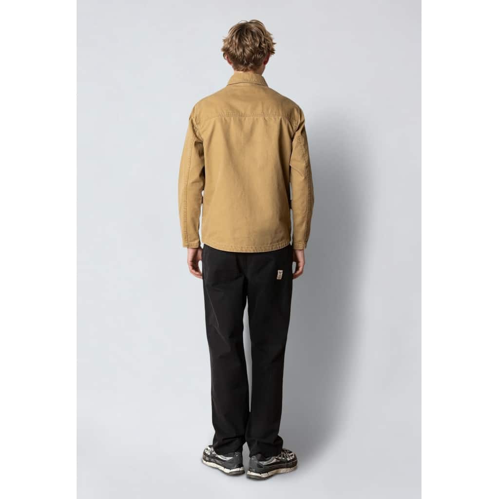 Fat Moose I dereck overshirt I dark khaki - Afbeelding 3