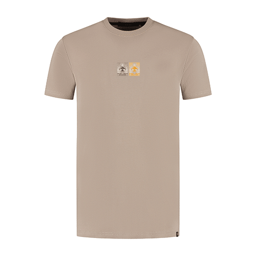 Vänner I post stamp tee I taupe