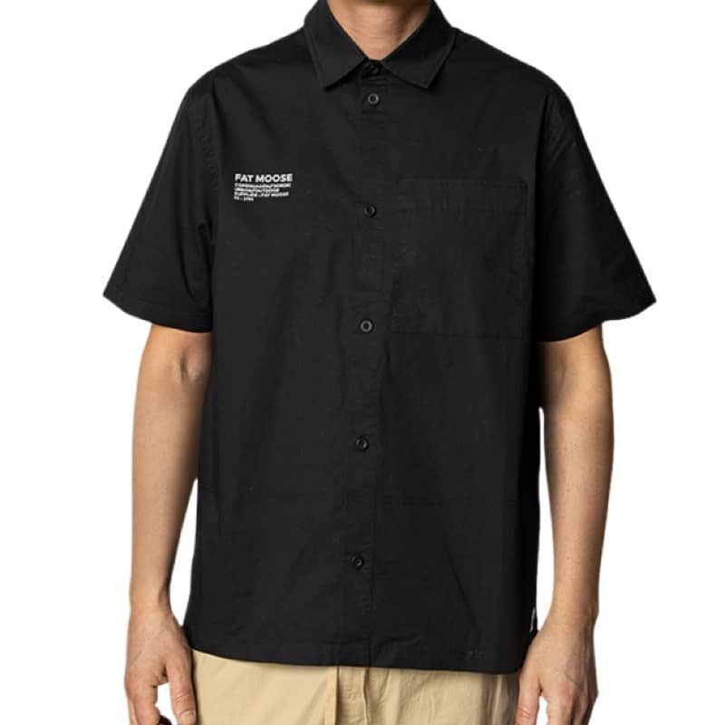 Fat Moose I lightweight shirt I black