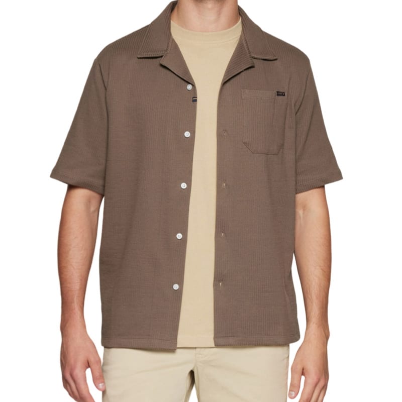 Signal I shortsleeve shirt I brown