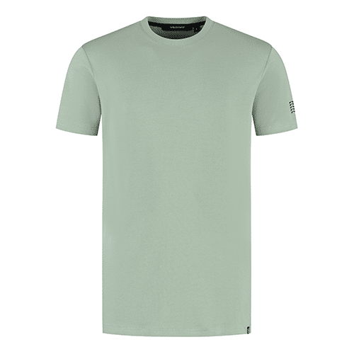 Alternative view of Vänner I Wicklow tee I iceberg green